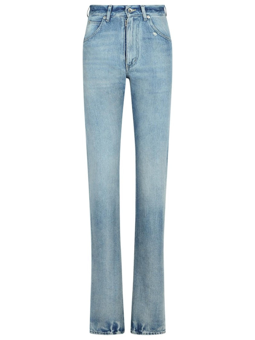 Maison Margiela Straight Light Blue Denim Jeans