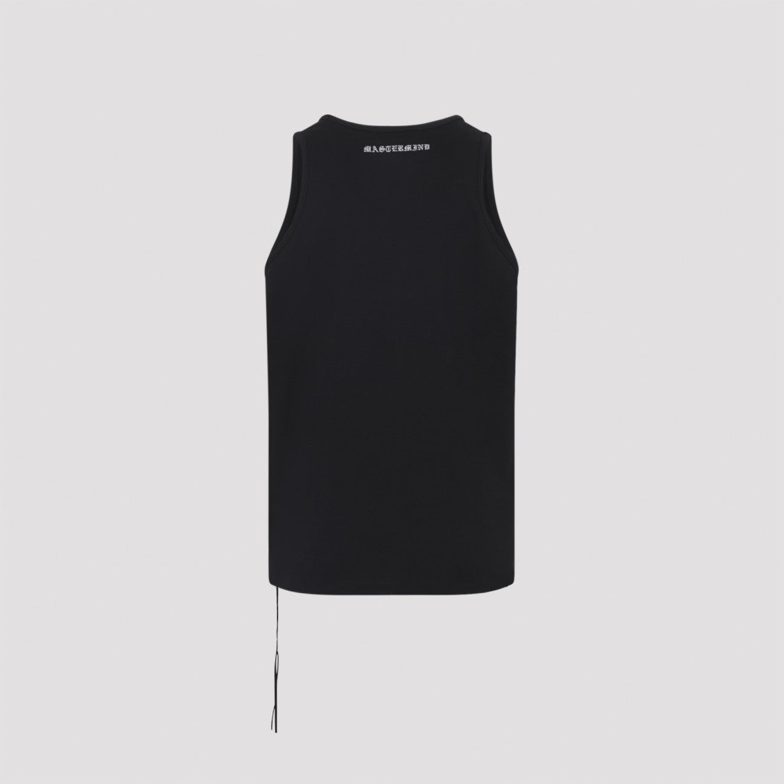 Mastermind Sleeveless Black Cotton Top With Skull Emblem