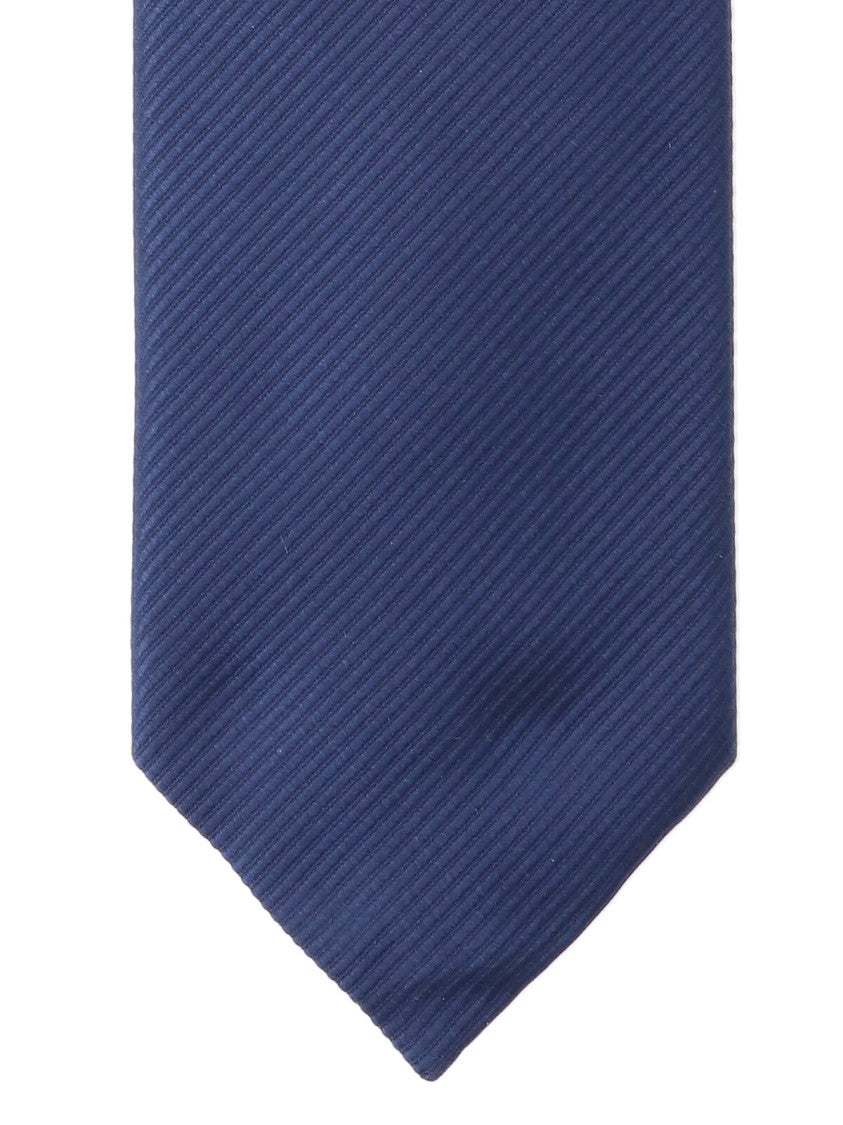 Tom Ford “Gros Grain” Tie, In Blue Mulberry Silk, Adjustable.