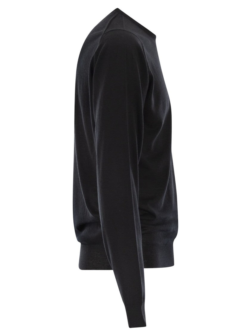 John Smedley Lundy - Crew Neck Jumper In Extra-Fine Merino Wool