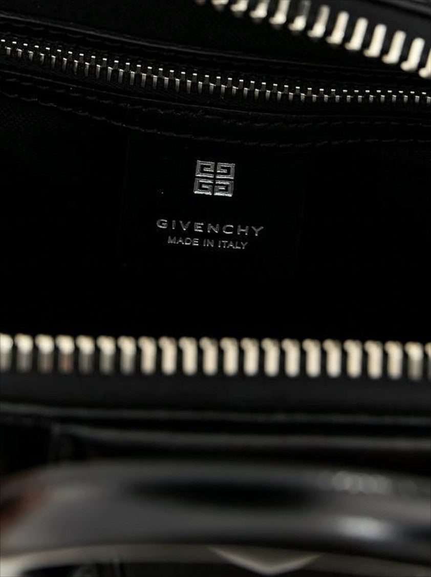 Givenchy Structured Black Calf Leather Tote Bag