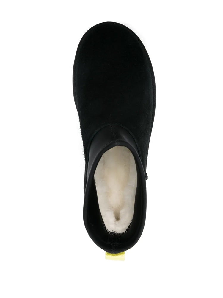 Ugg Black Classic Mini Dipper Suede Ankle Boots