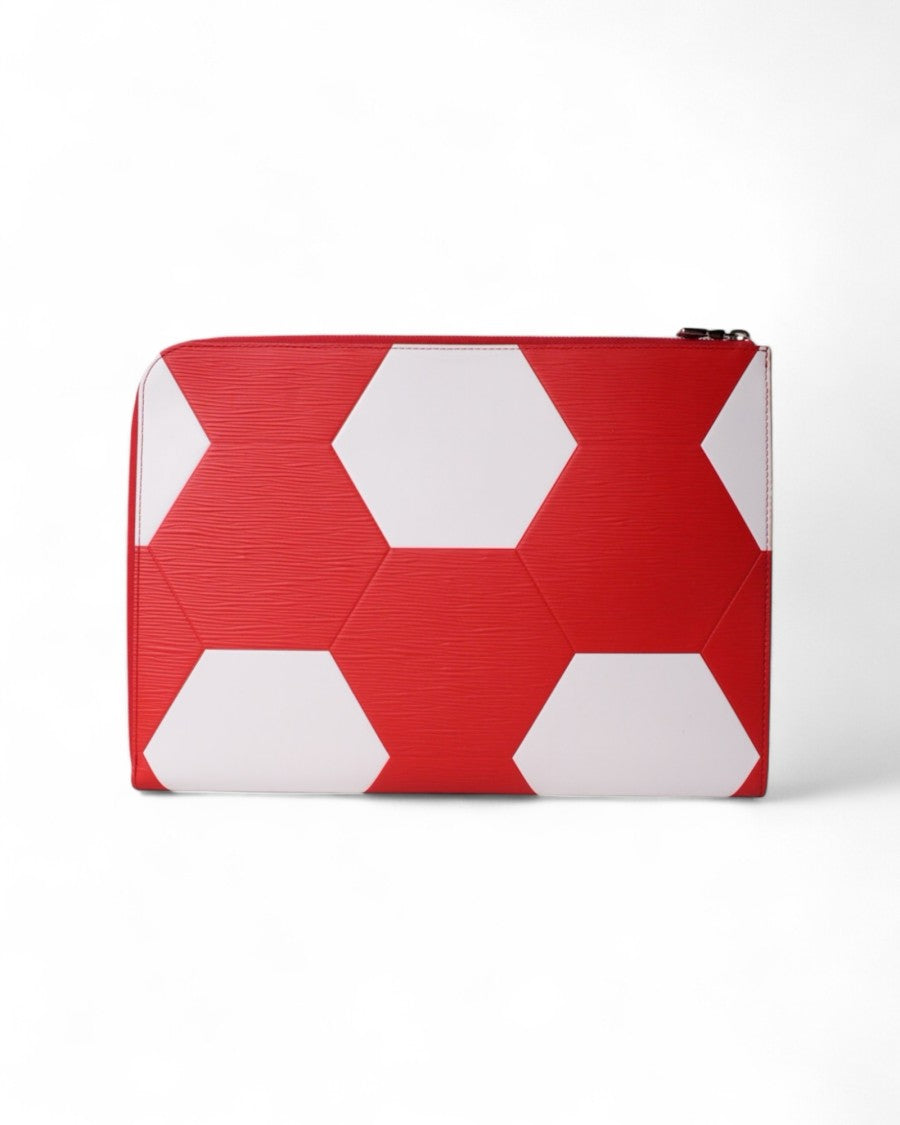 Louis Vuitton Jour Gm Clutch With Geometric Pattern