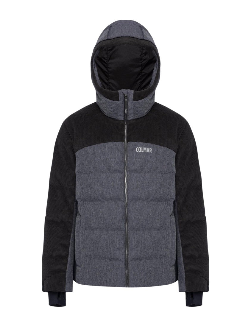 Colmar Grey Extra Warm Hooded Padded Down Jacket