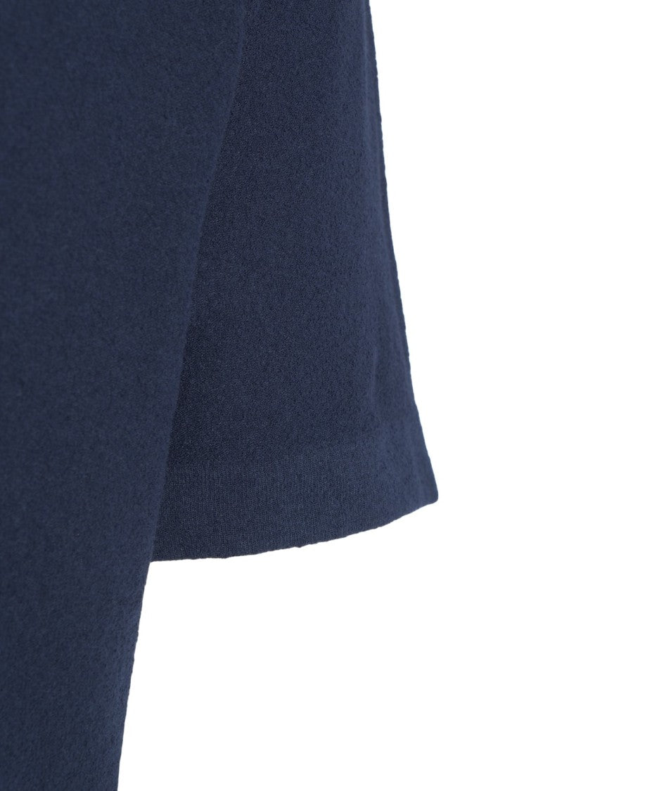Peuterey Relaxed Fit Terry T-Shirt With Ribbed Collar