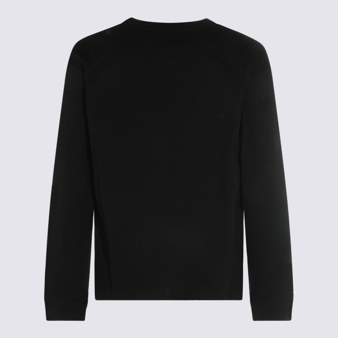 Valentino Long-Sleeve Black T-Shirt With Bold Logo Print