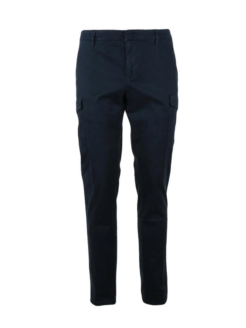 Dondup Blue Eddy Slim-Fit Stretch Cotton Trousers