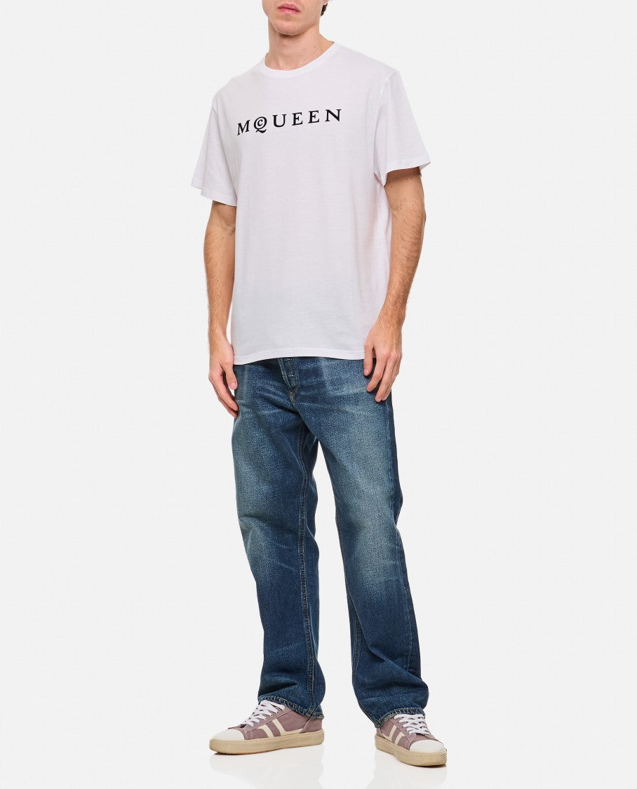 Alexander Mcqueen Crew-Neck T-Shirt With Bold Front Print