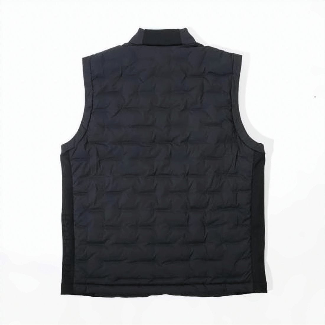 Hydrogen Quilted Sleeveless Vest With Geometric Pattern