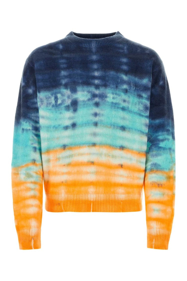 The Elder Statesman Multicolor Cashmere Sweater