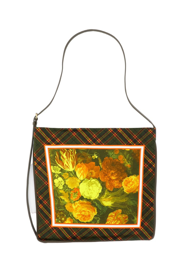 Dries Van Noten Multicolor Scarf Printed Viscose Shoulder Bag