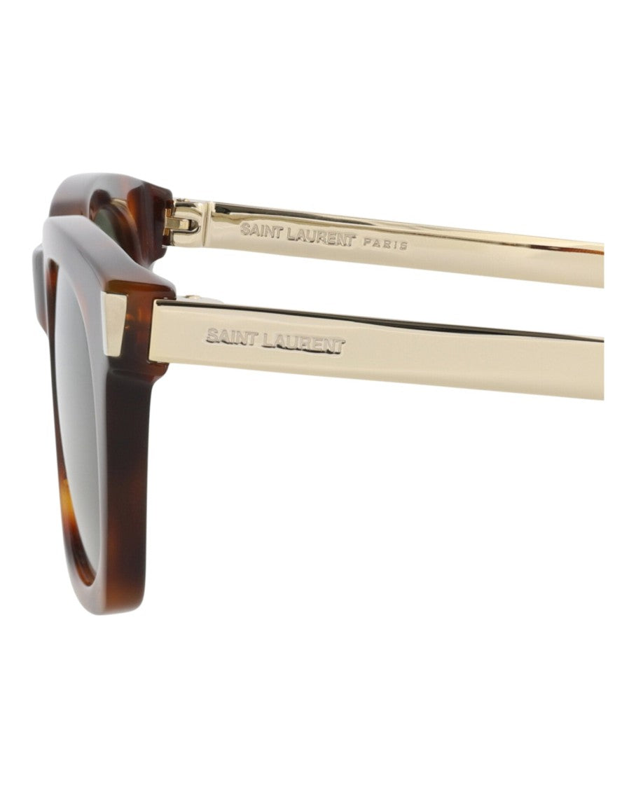 Saint Laurent Square-Frame Recycled Acetate Sunglasses