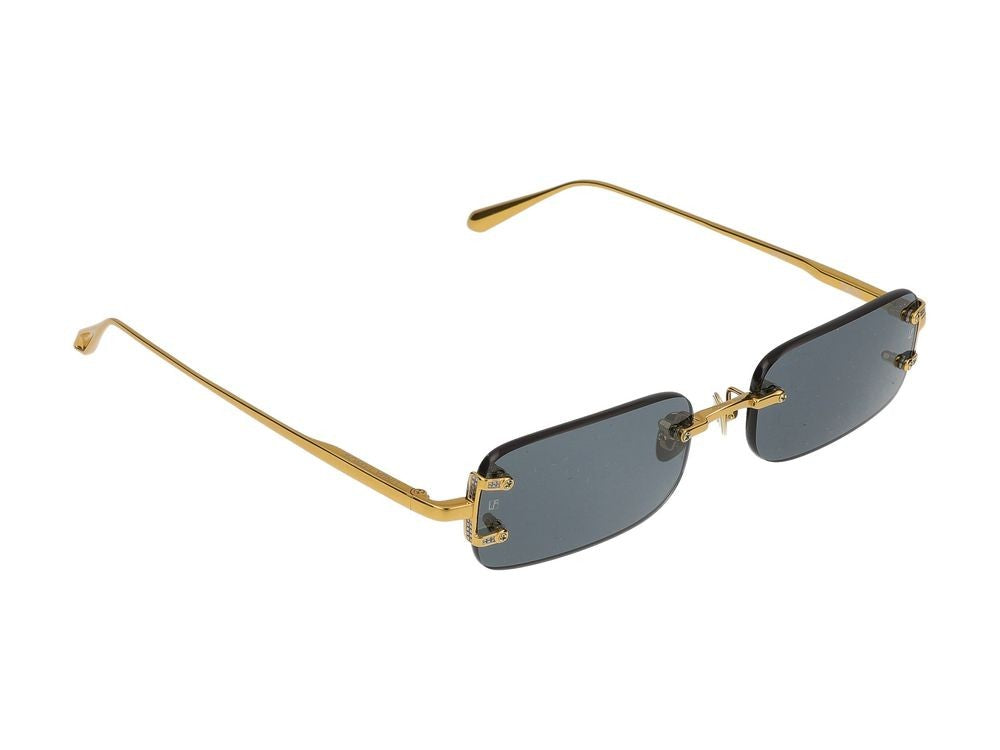 Linda Farrow Sunglasses Lfl1131 Taylor C1 Yellow Gold/Light Gold 53/17/140