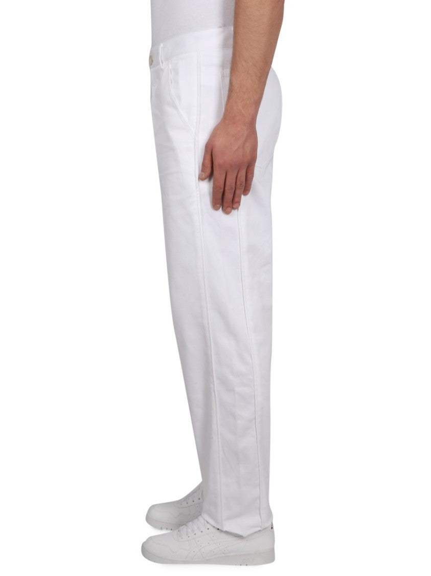 Comme Des Garçons White Chino Pants