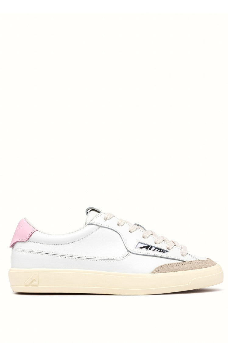Autry Pink Windscape Leather Sneakers