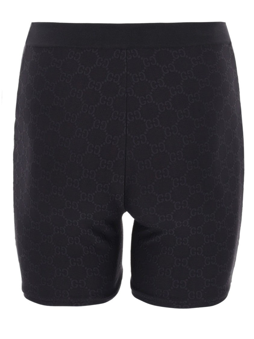 Gucci Jacquard Gg Monogram Slim Fit Jersey Shorts