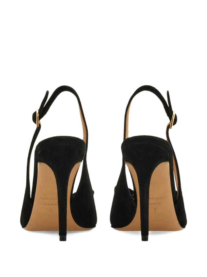 Salvatore Ferragamo Black Vibily 1 95 Pointed Heels