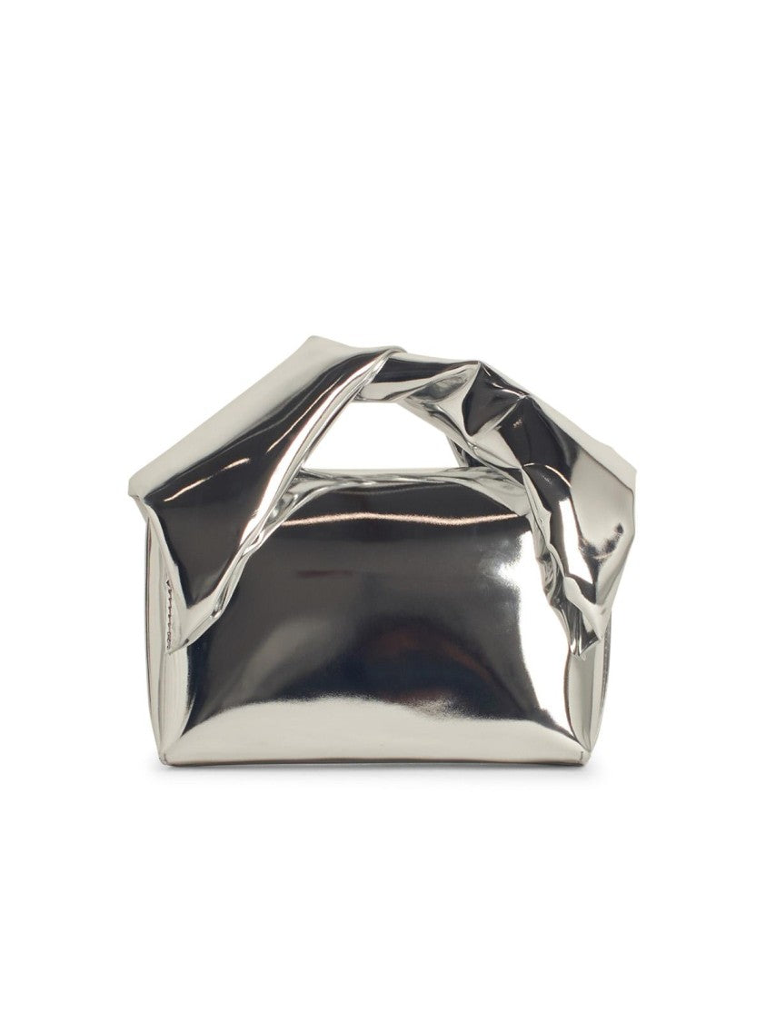 J. W. Anderson Twister' Silver Polyurethane Crossbody Bag