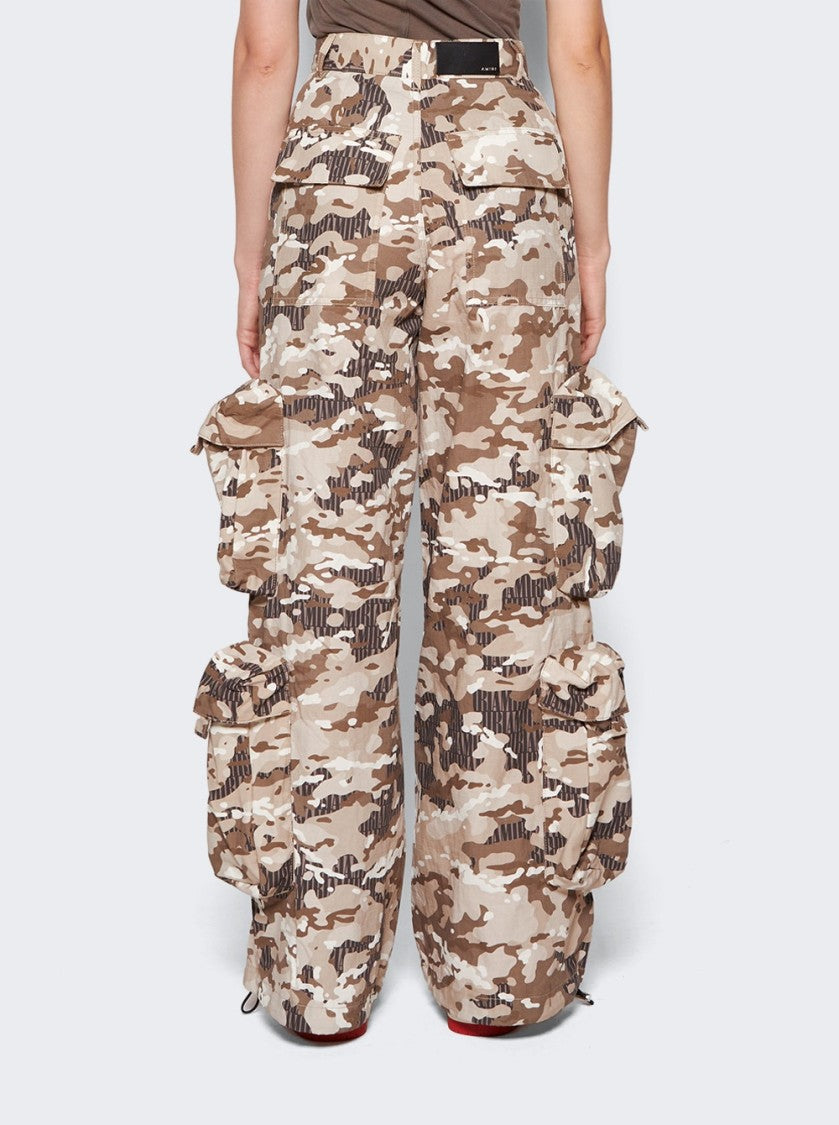 Amiri Camouflage Print Baggy Cargo Pants