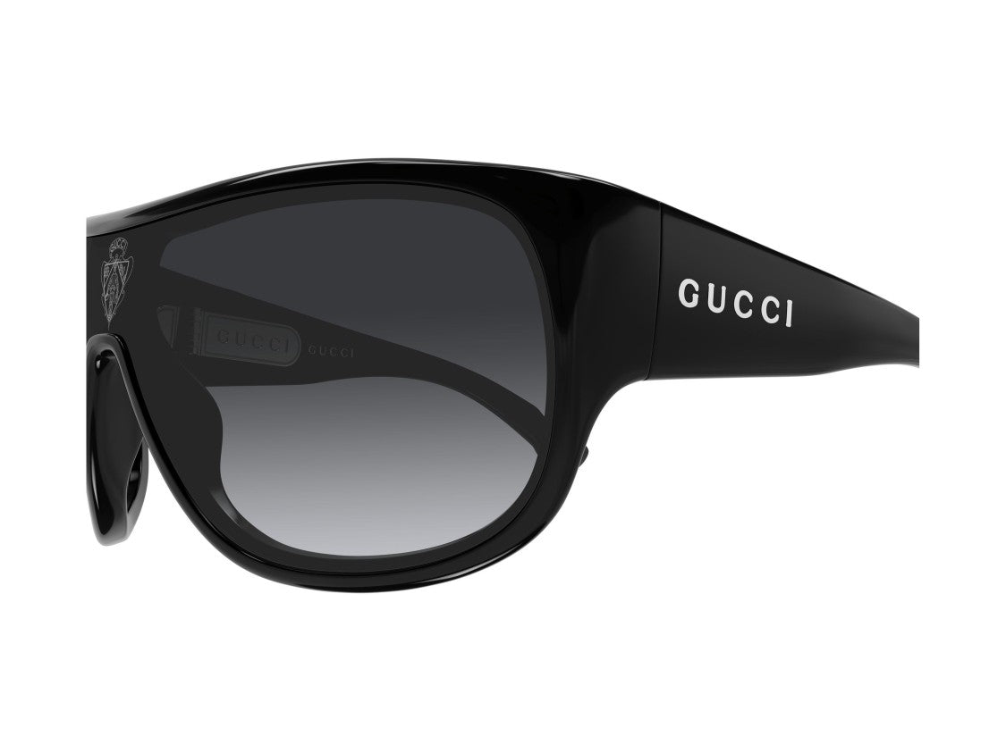 Gucci Gg2168s Gradient Oversized Shield Sunglasses
