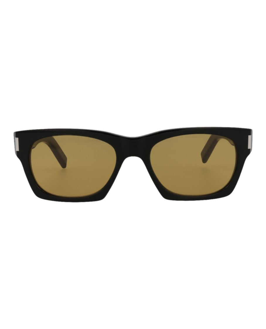 Saint Laurent Square-Frame Acetate Sunglasses With Saddle Nose Bridge