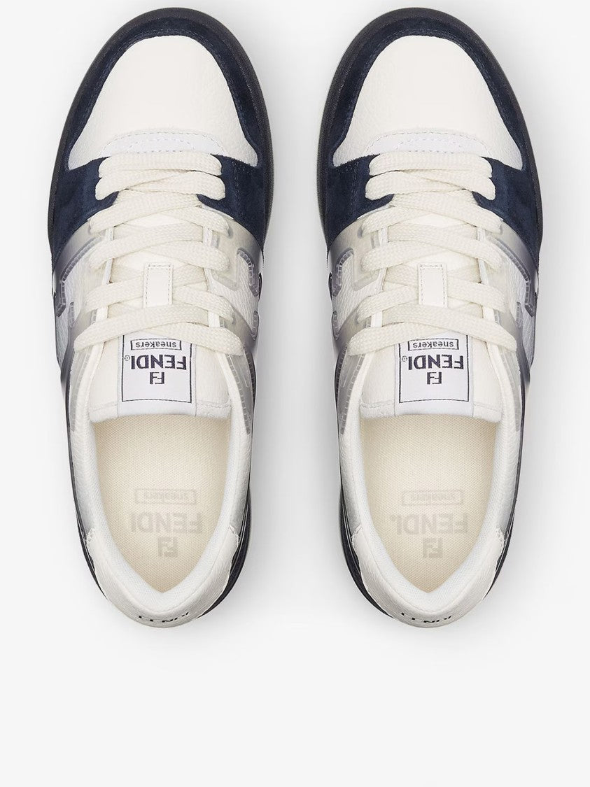 Fendi Match White Gradient Effect Side Logo Sneakers