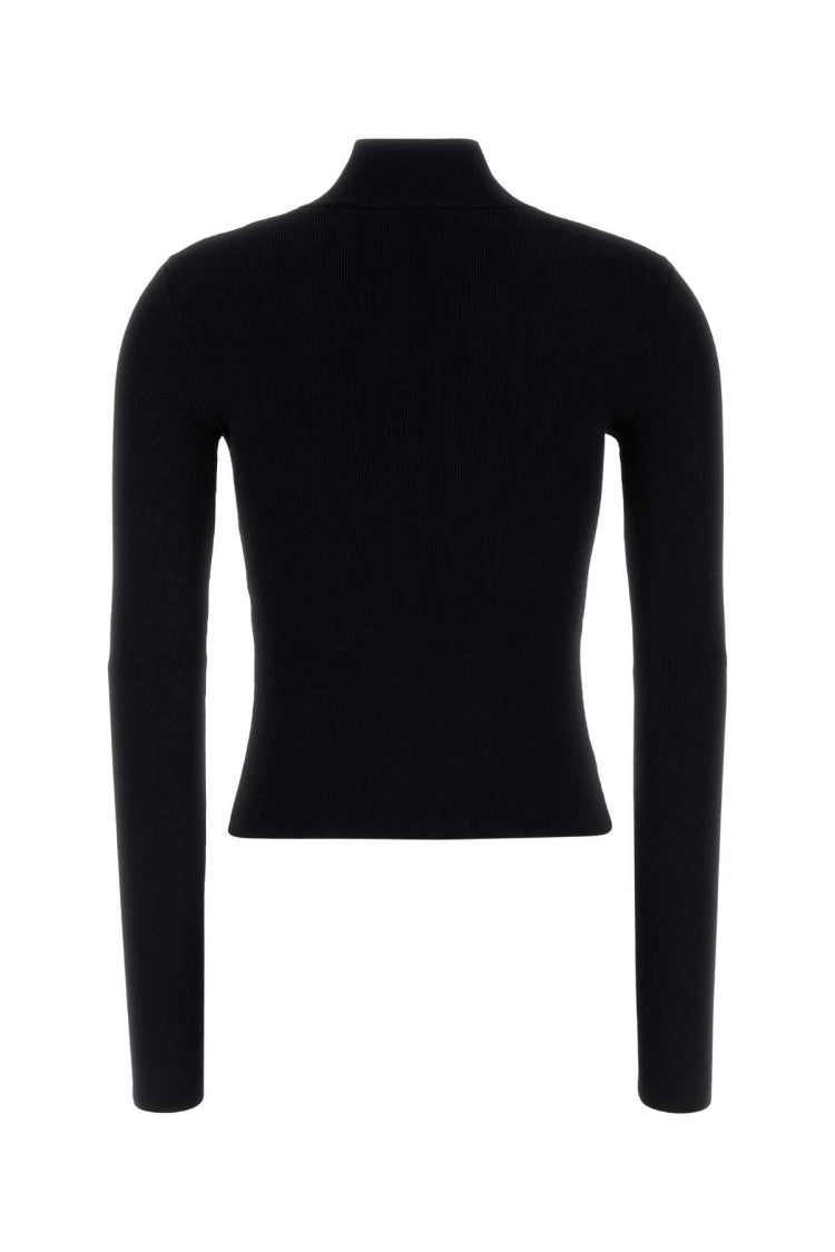 Balenciaga Black Viscose Blend Top