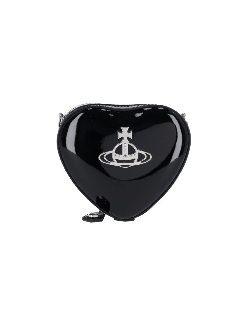 Vivienne Westwood "Louise Heart" Mini Bag – Black