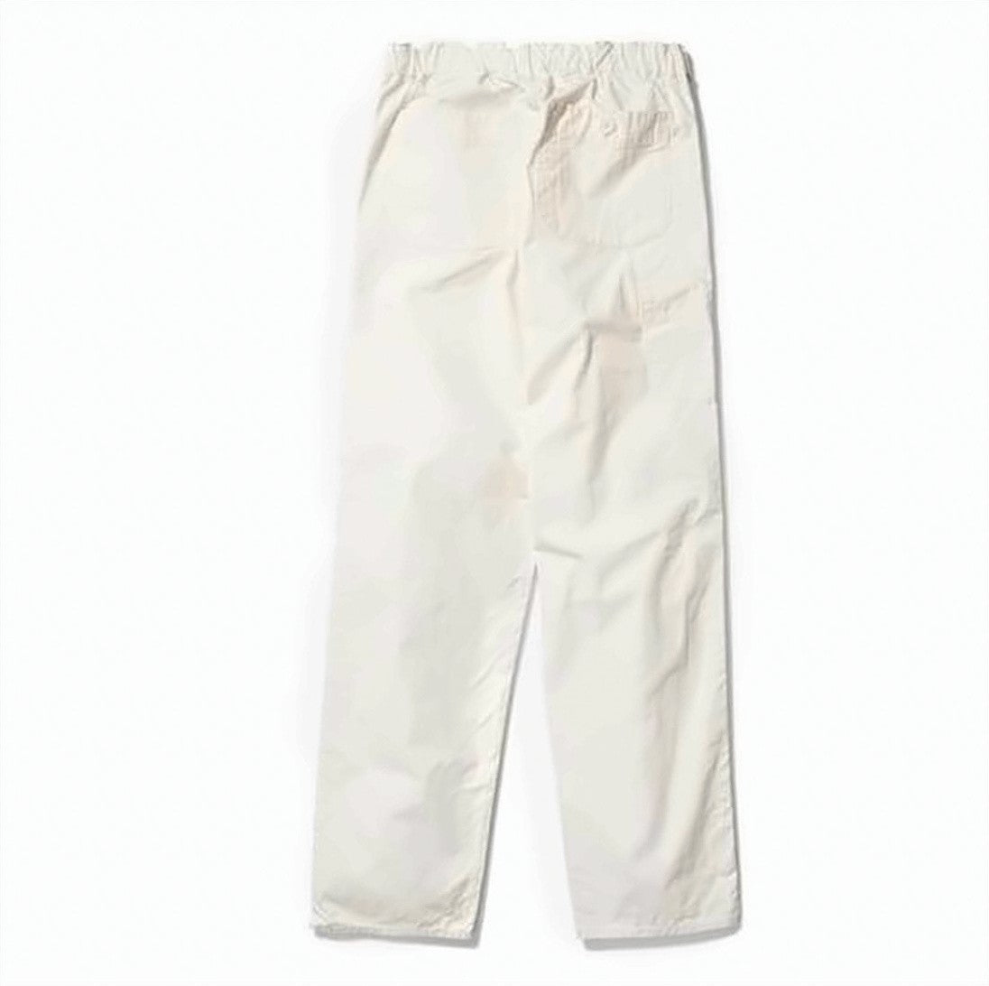 Orslow Relaxed Fit Straight Pants In Natural Cotton