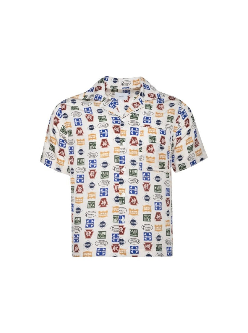 Rhude Trucker Print Shirt Multicolor