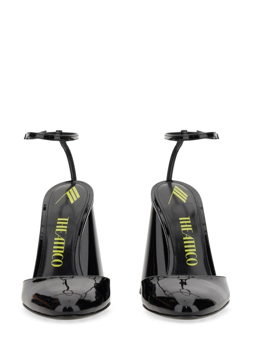 The Attico Sandal Luz With High-Shine Patent Finish