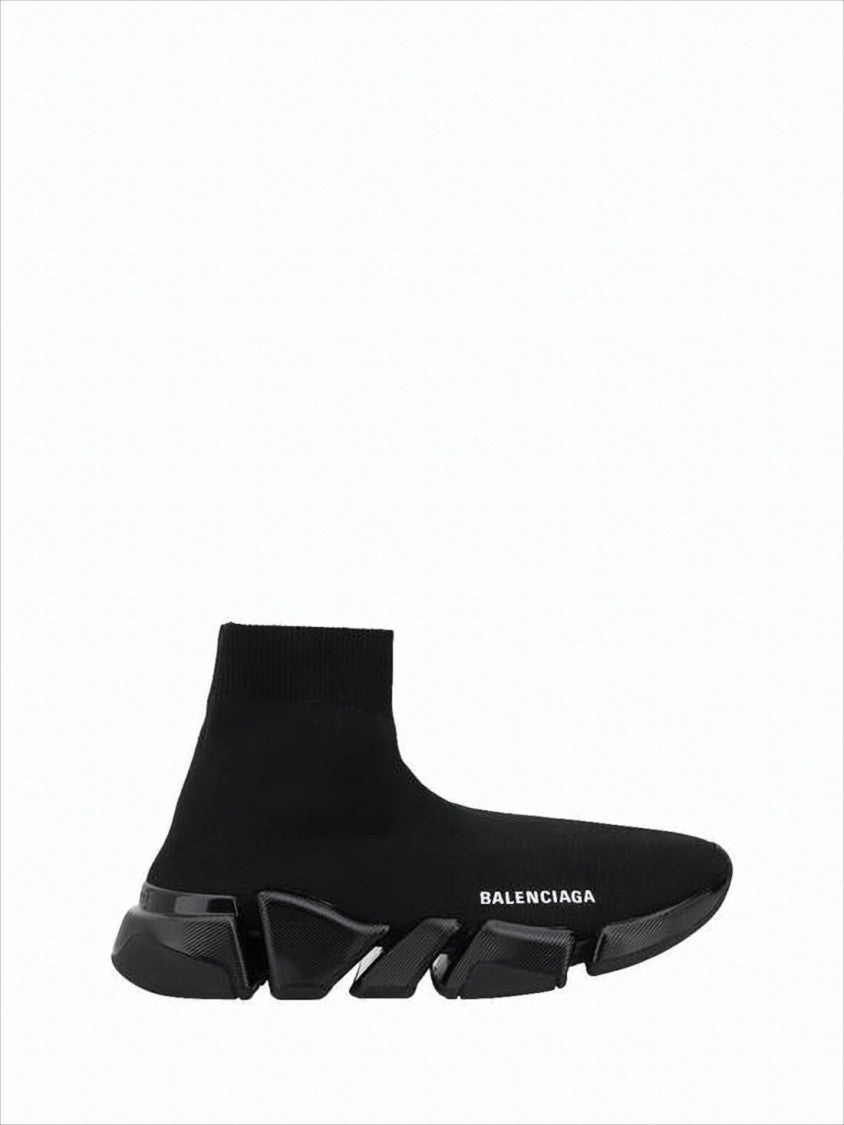 Balenciaga Sock-Style Black Sneaker With Chunky Rubber Sole