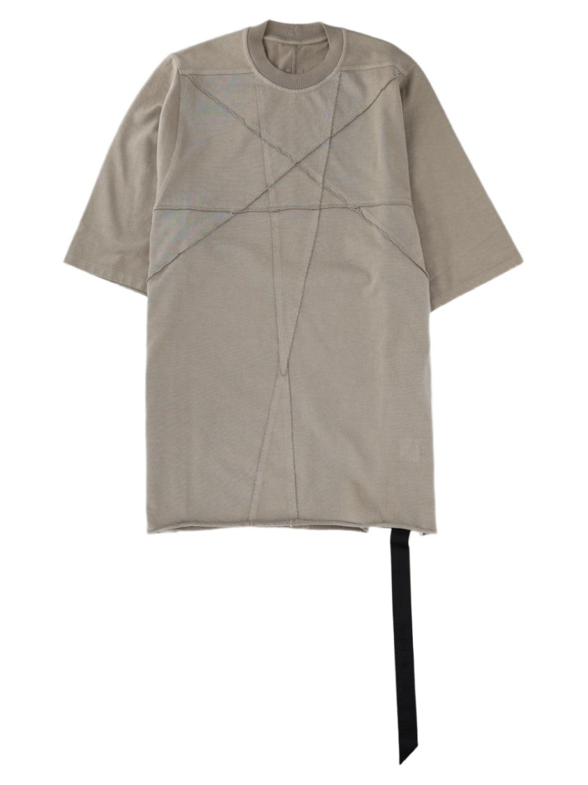 Drkshdw By Rick Owens Oversized Jumbo Geometric Cotton T-Shirt
