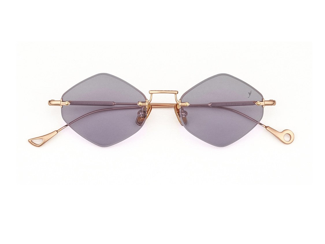 Eyepetizer Gold Empire Metal Geometric Sunglasses