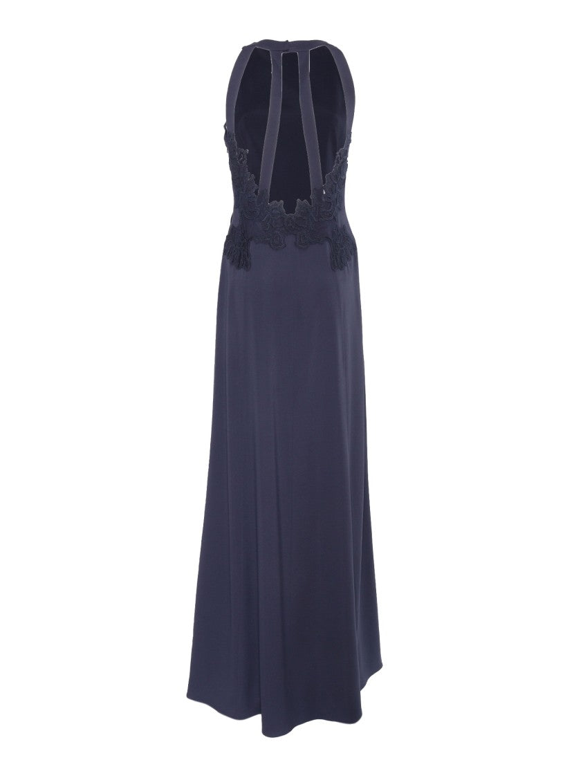 Alberta Ferretti Maxi Dress With Exquisite Cut-Out Details