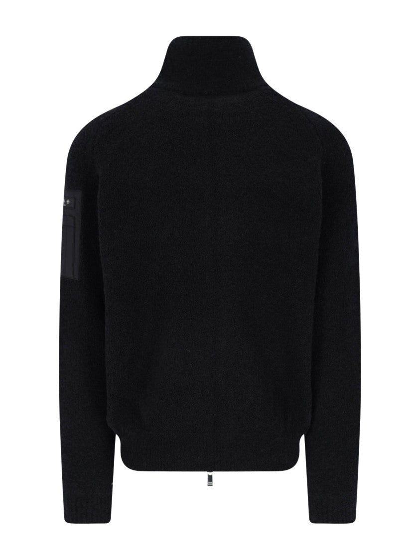 Tatras Zip Sweater – Black