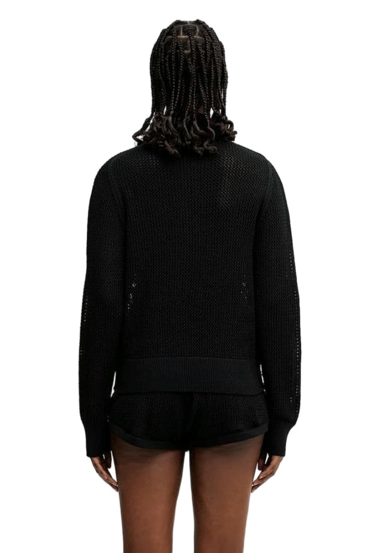 Adidas Knitted Zip-Up Jacket With Ribbed Accents