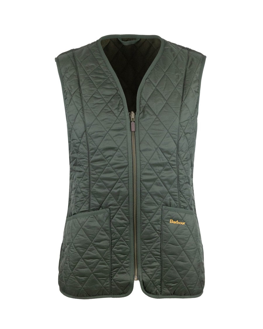 Barbour Betty Liner Vest In Green