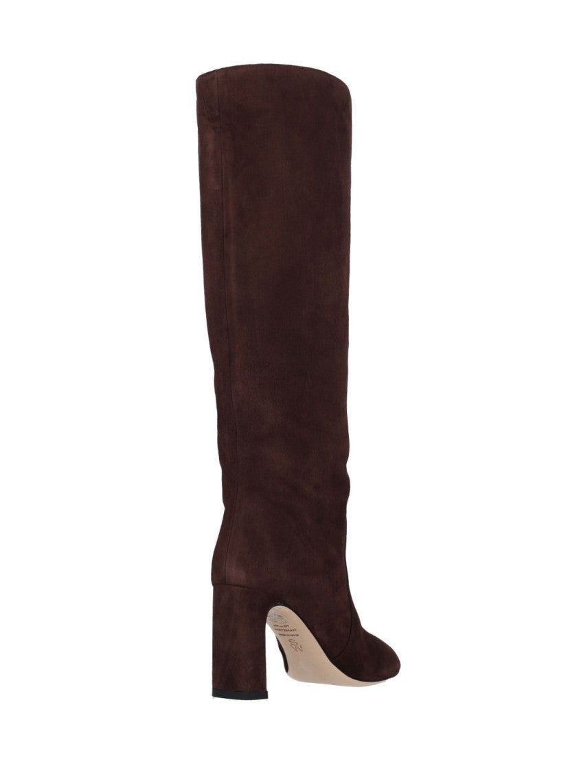 Stuart Weitzman "Babette 85" Boots – Brown