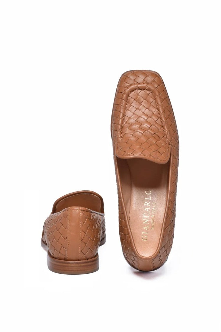 Giancarlo Abbigliamento Woven Loafer - Brown