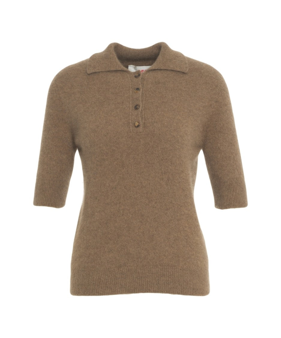 Mvm Raccoon Knit Polo Shirt