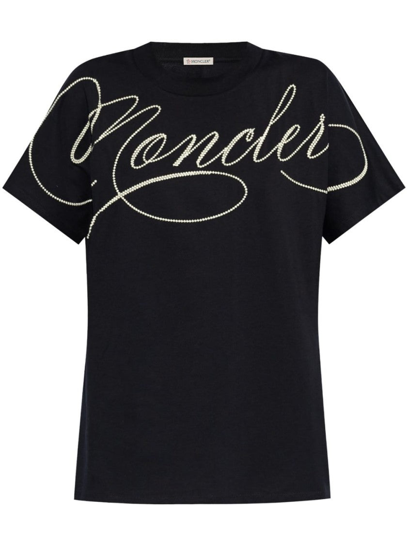 Moncler Black Crew Neck T-Shirt