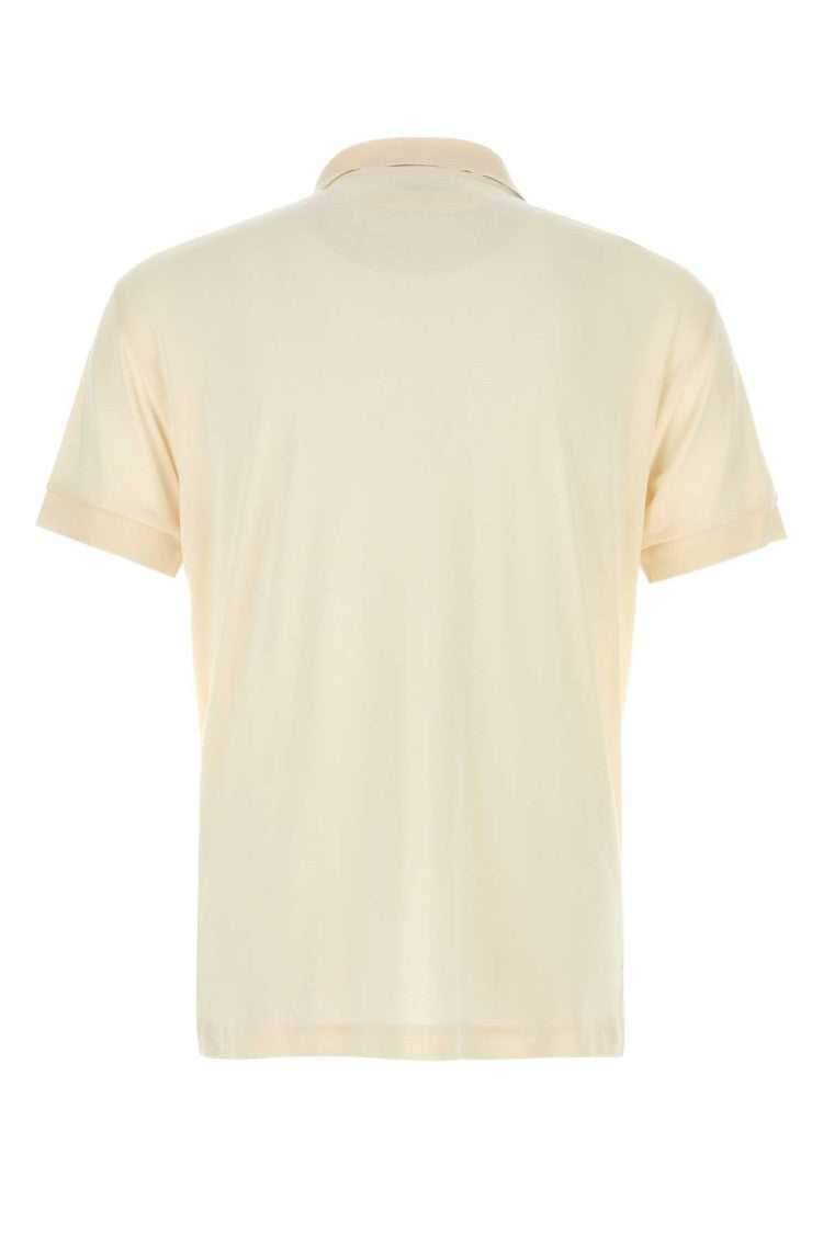 Tom Ford Ivory Cotton Blend Polo Shirt