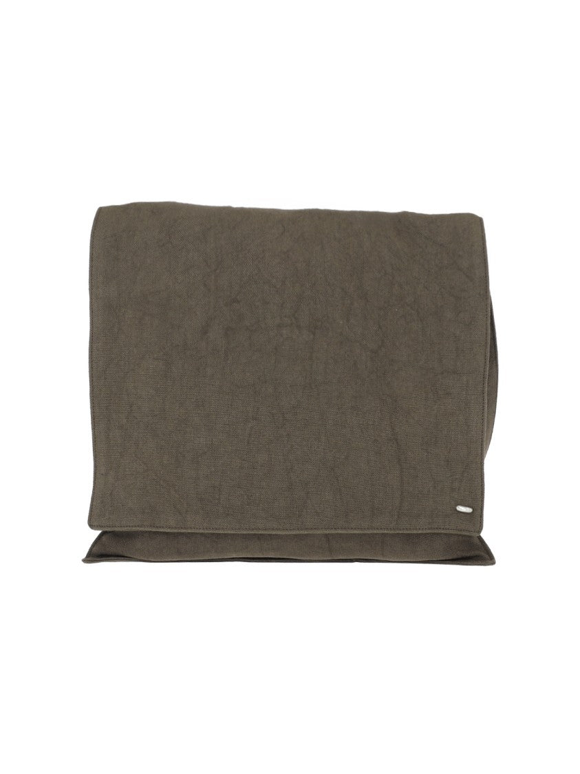 Our Legacy Brown Grande Slack Linen Shoulder Bag