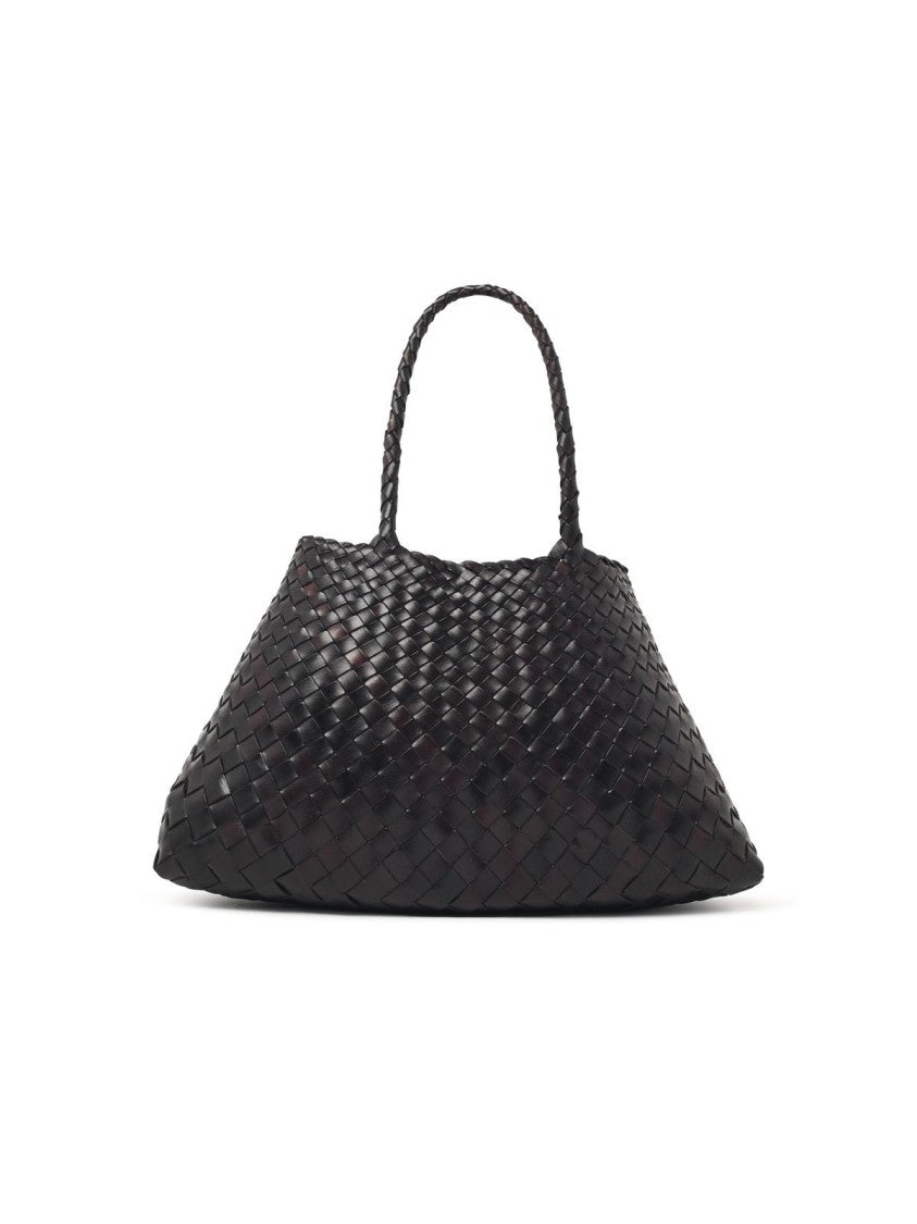 Dragon Diffusion 'Santa Croce Big' Dark Brown Leather Bag