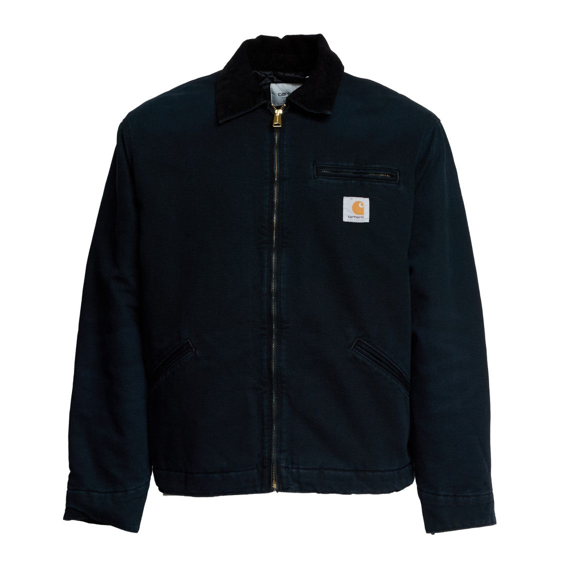 Carhartt Wip Og Detroit Corduroy Collar Padded Canvas Jacket