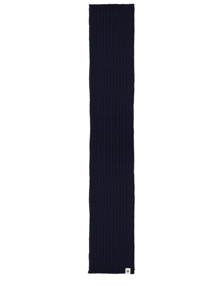 Bally Merino Wool Cable Knit Scarf