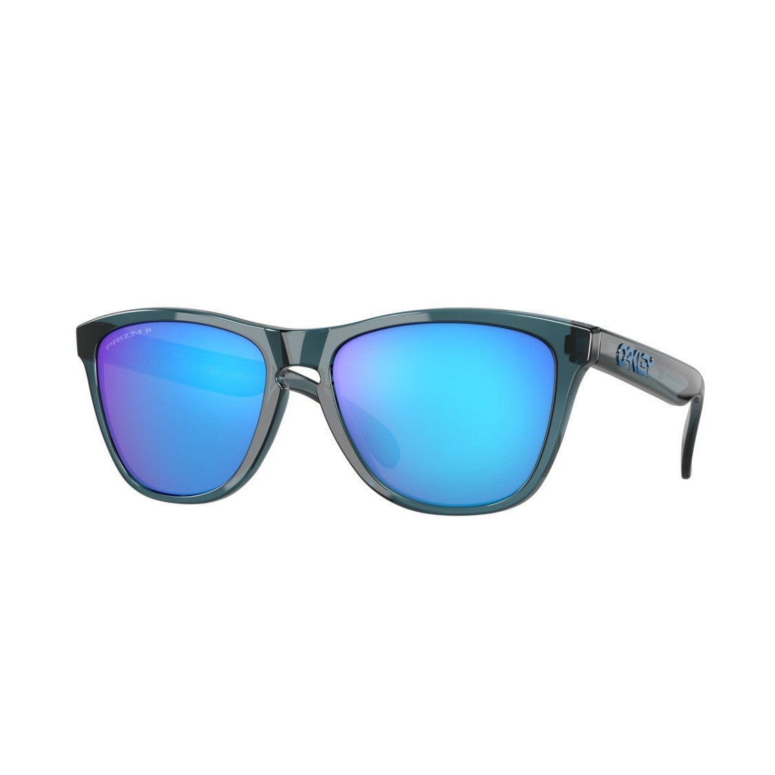 Oakley Translucent Blue Frogskins Celluloid Sunglasses