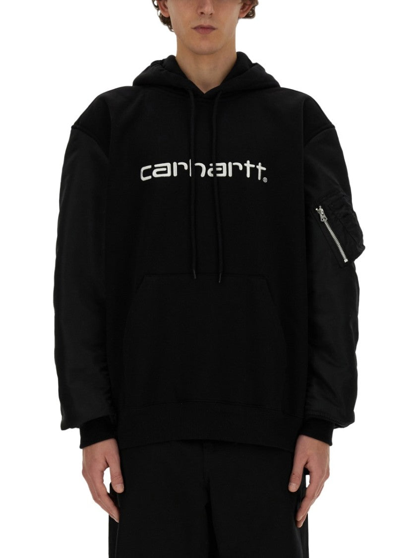 Junya Watanabe Oversized Black Sweatshirt