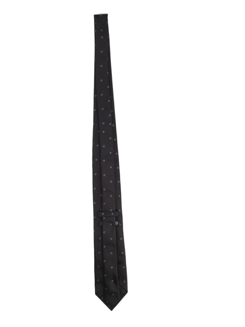 Tom Ford Narrow Subtle Jacquard Mulberry Silk Tie